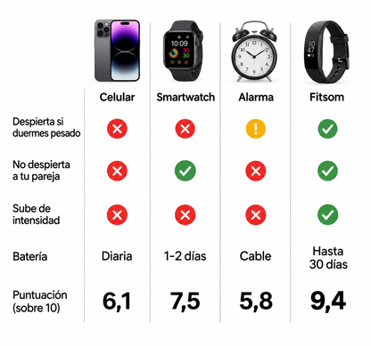 Despierta a la primera. Sin alarma